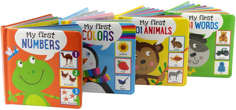 My First BOOKS 4-Board Book Set