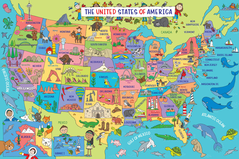 USA Map Kids&