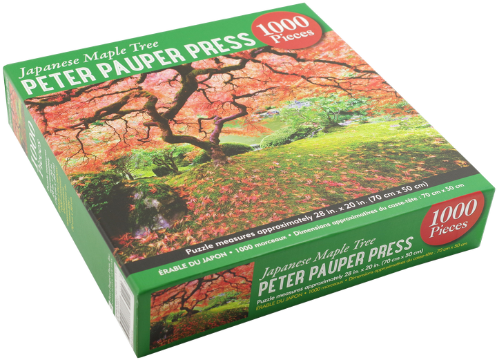 Japanese Maple Tree 1000 Piece Jigsaw Puzzle – Peter Pauper