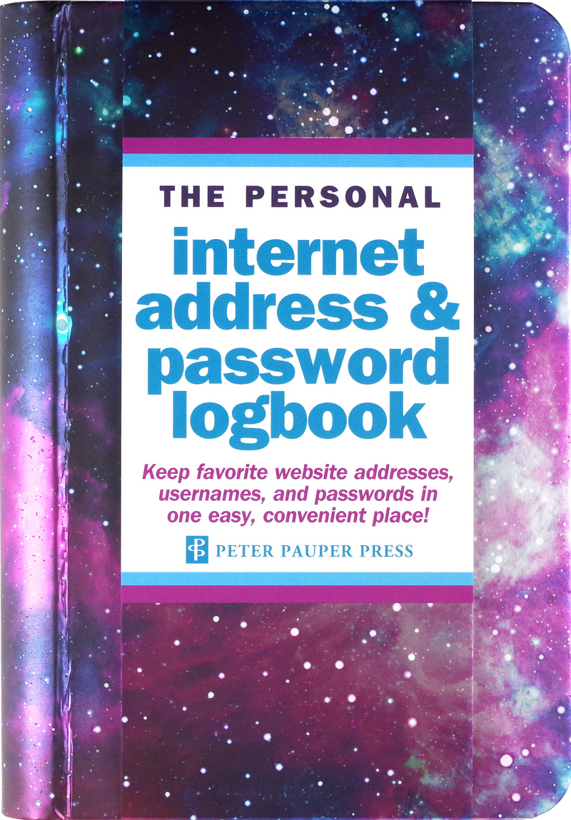 Galaxy Internet Address &amp; Password Logbook