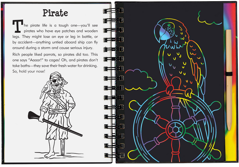 Scratch &amp; Sketch Pirates