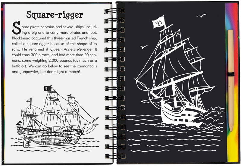 Scratch &amp; Sketch Pirates
