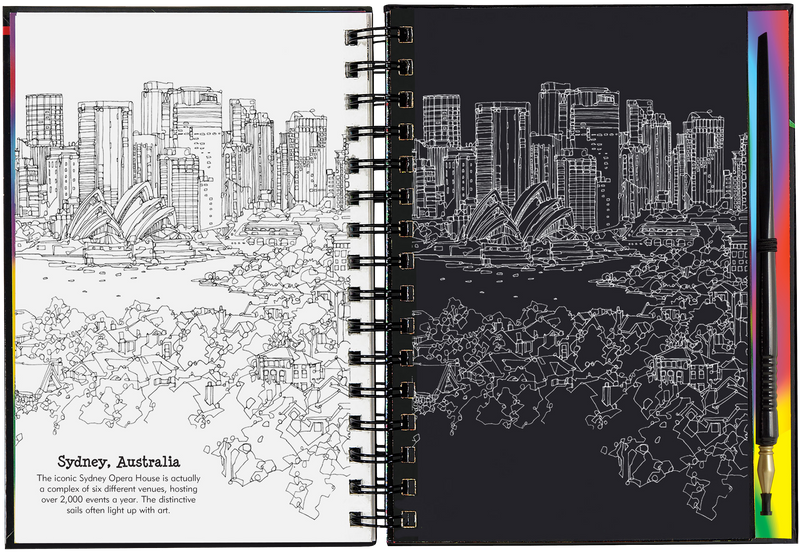 Scratch &amp; Sketch Extreme Cities