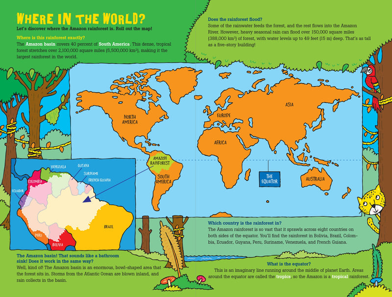 100 Questions About The Amazon Rainforest