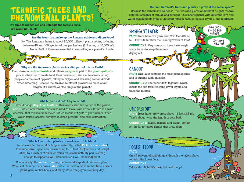 100 Questions About The Amazon Rainforest