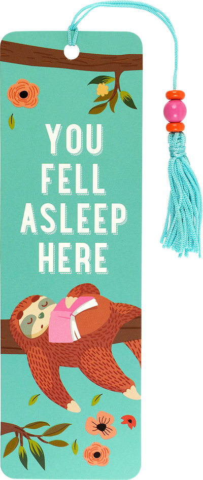 You Fell Asleep Here Beaded Bookmark