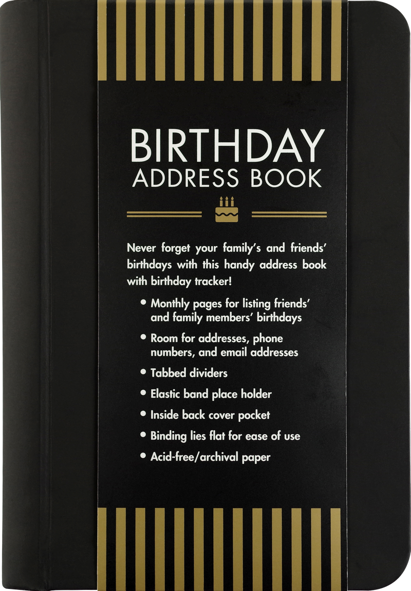Birthday Address Book