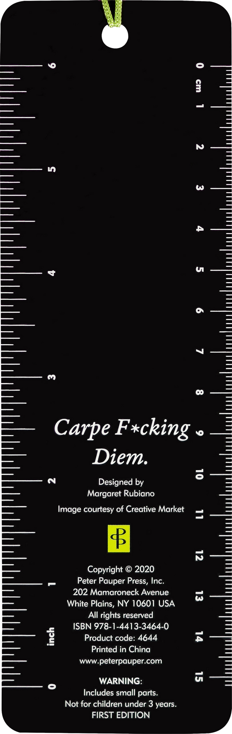 Carpe F*cking Diem Beaded Bookmark