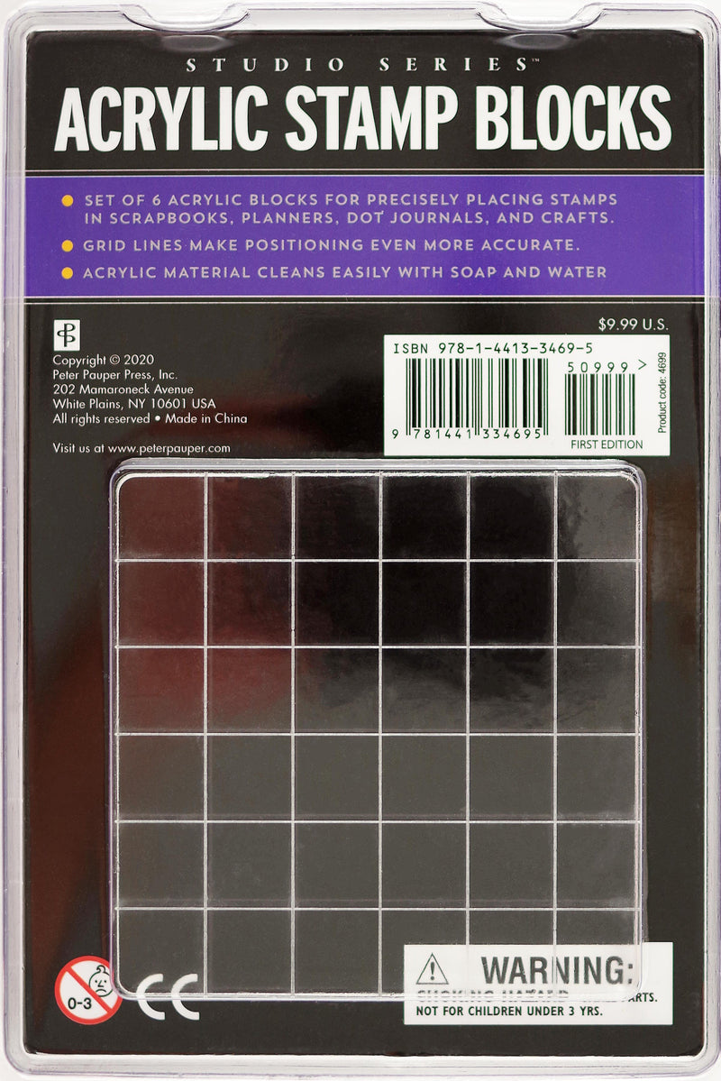 Studio Series Acrylic Block Stamp Set