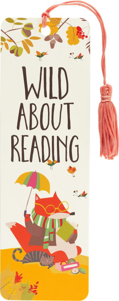 Wild About Reading Children's Bookmark