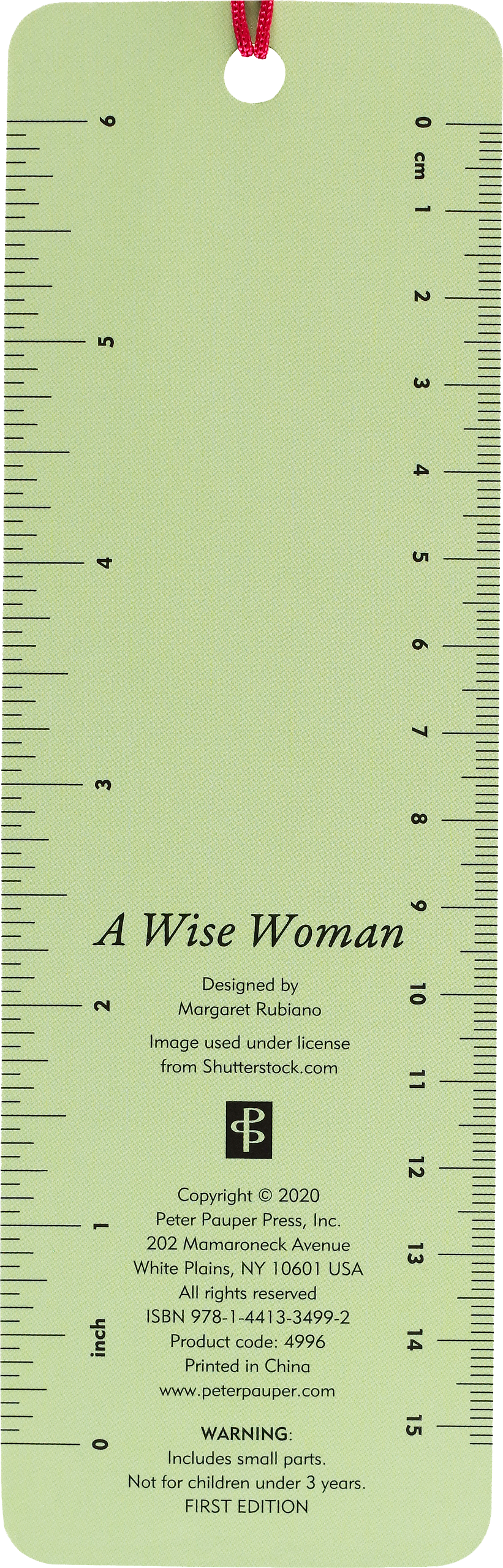 A Wise Woman Once Said Beaded Bookmark – Peter Pauper Press