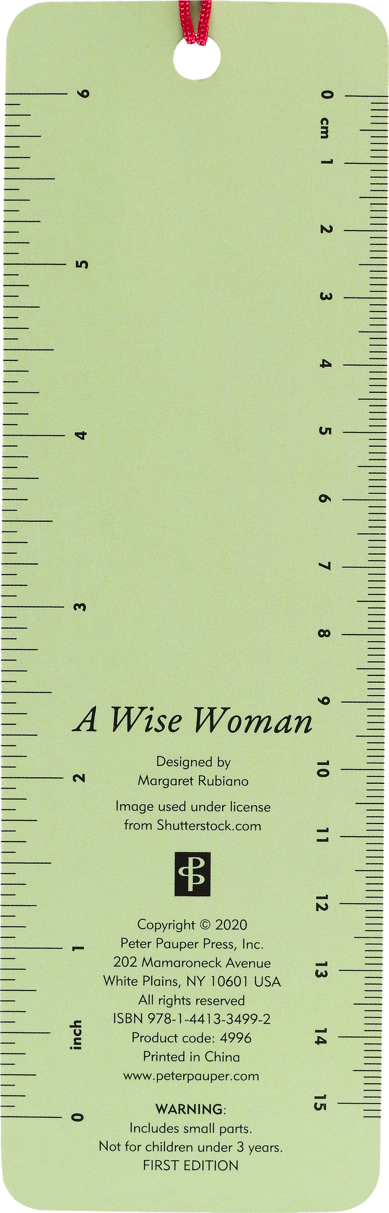 A Wise Woman Once Said Beaded Bookmark