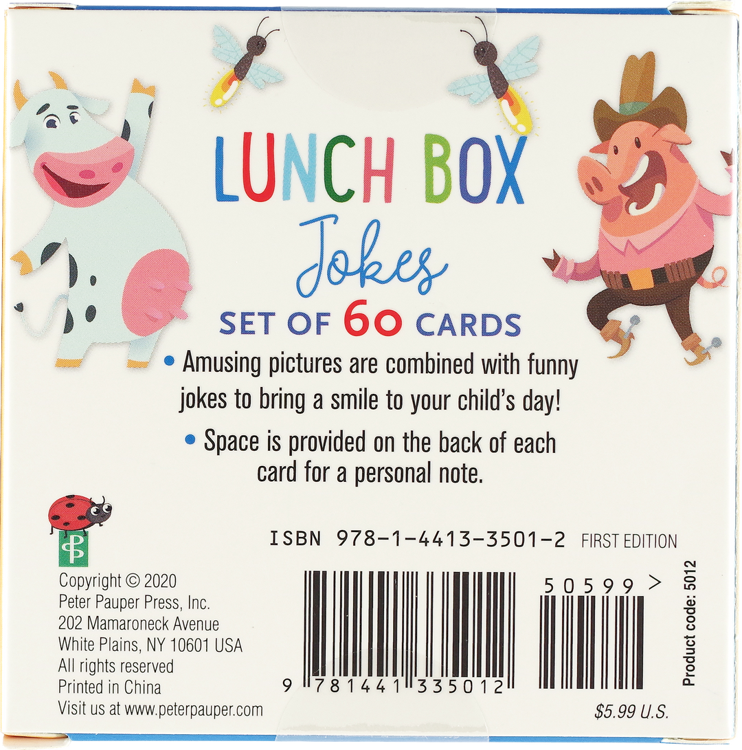 Lunch Box Jokes for Kids (Set of 60 Cards) – Peter Pauper Press
