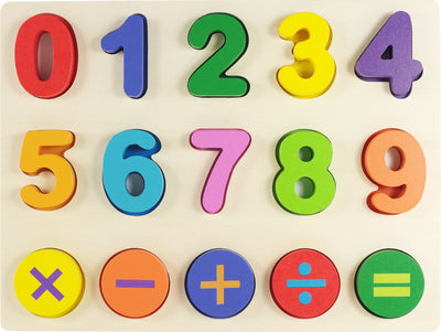 Wooden Numbers Puzzle