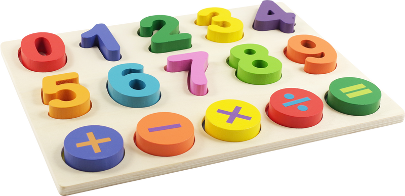 Wooden Numbers Puzzle