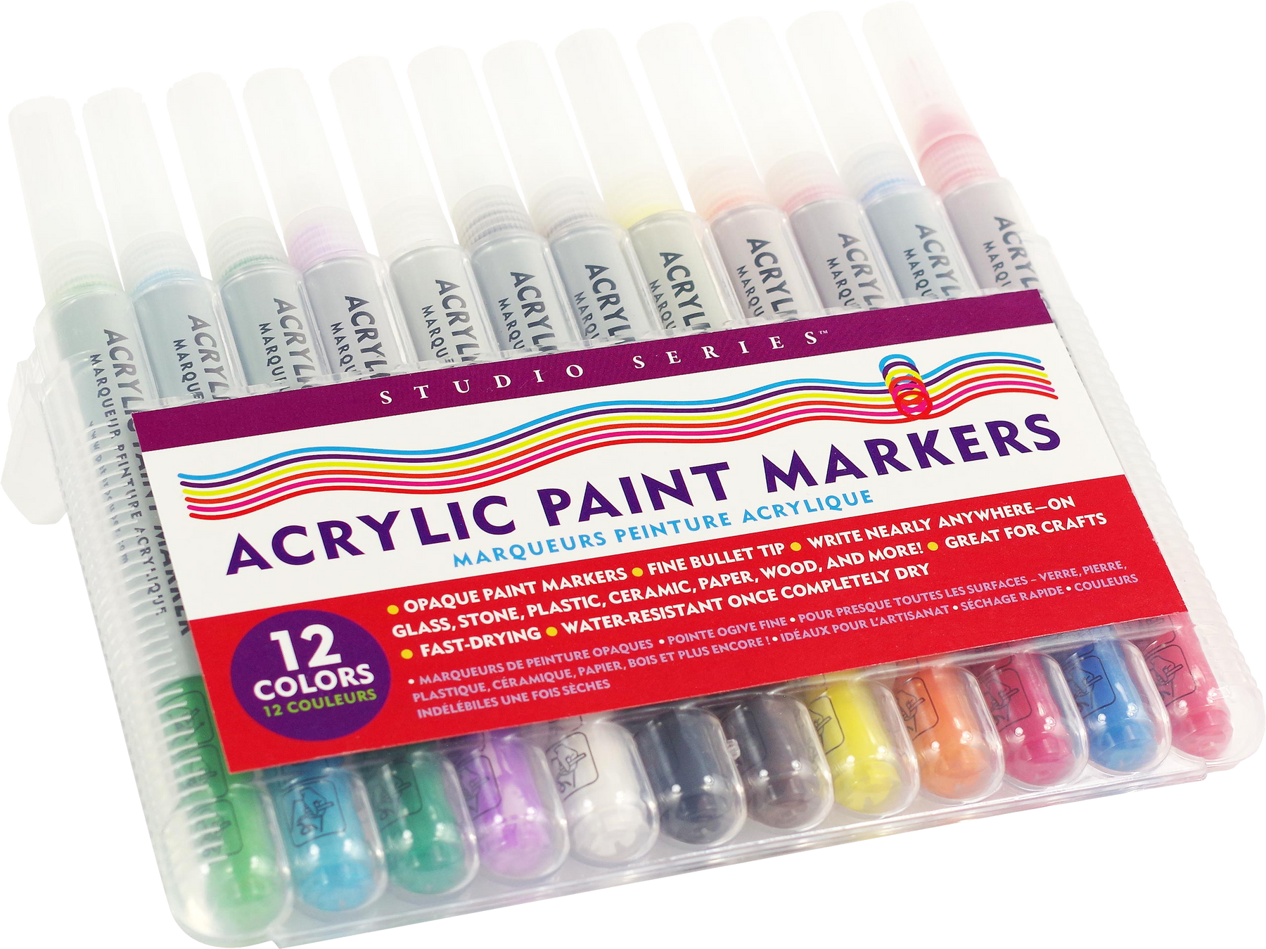 Studio Series Acrylic Paint Markers (Set of 12) – Peter Pauper Press
