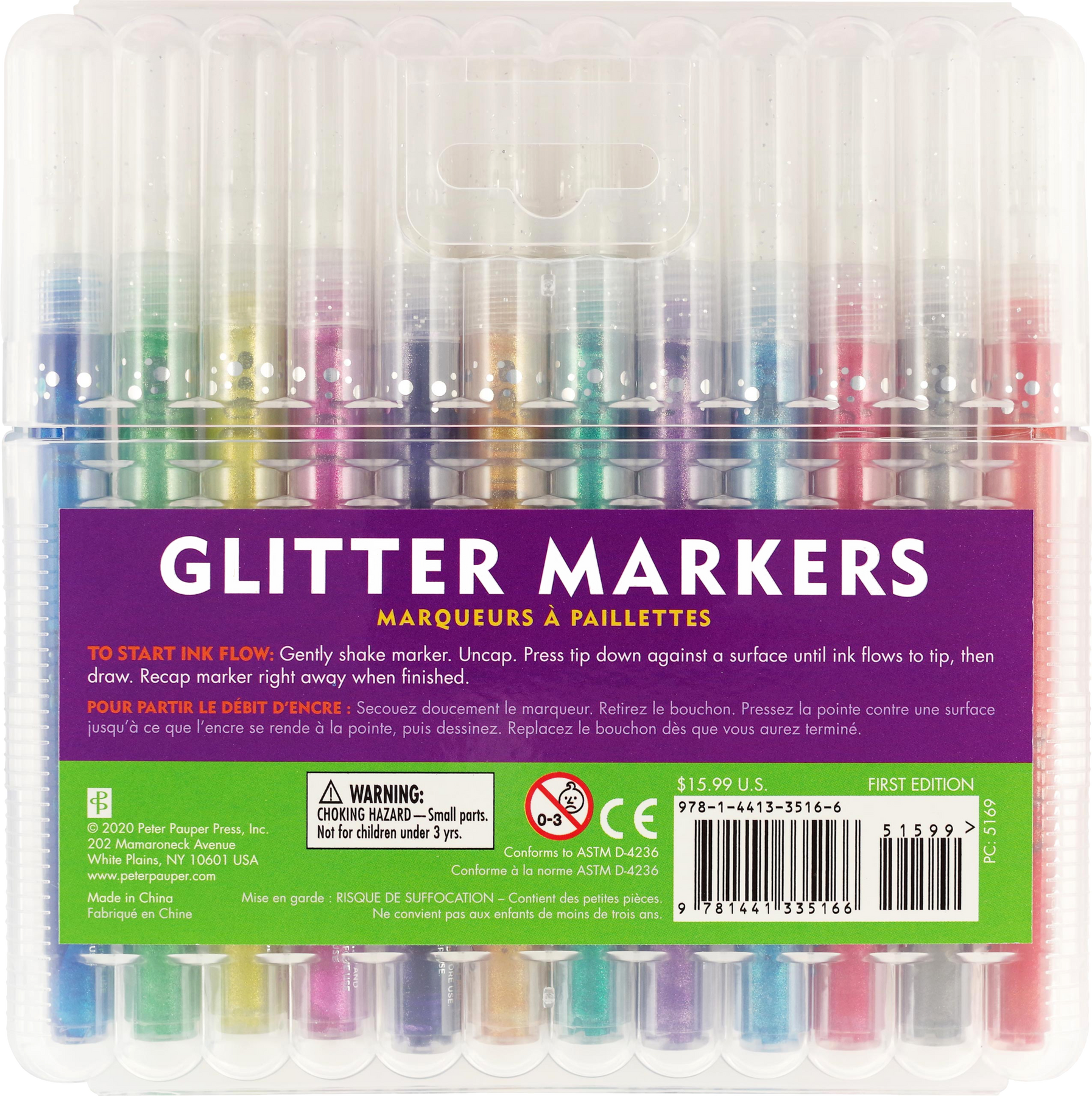 Studio Series Glitter Marker Set (12-Piece Set)