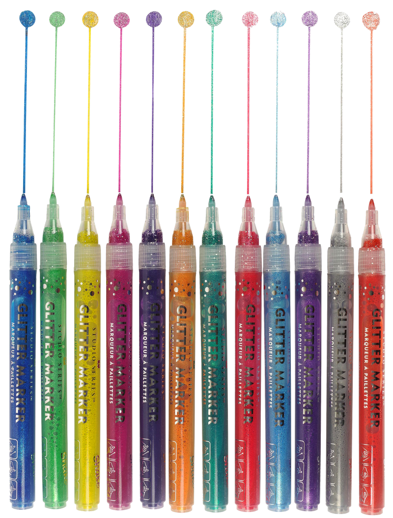 Glitter Pens, Floating Glitter Pens, Journal Pens, Stationary, Student Pens,  Planner Pens, Peachy Arctic Freeze 