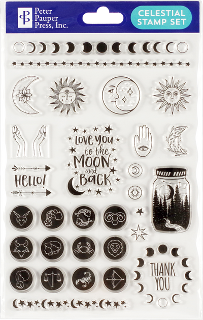 Celestial Clear Stamp Set                