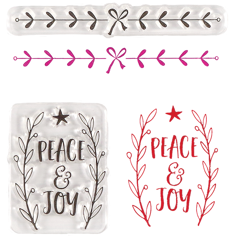 Christmas Clear Silicone Stamp Set