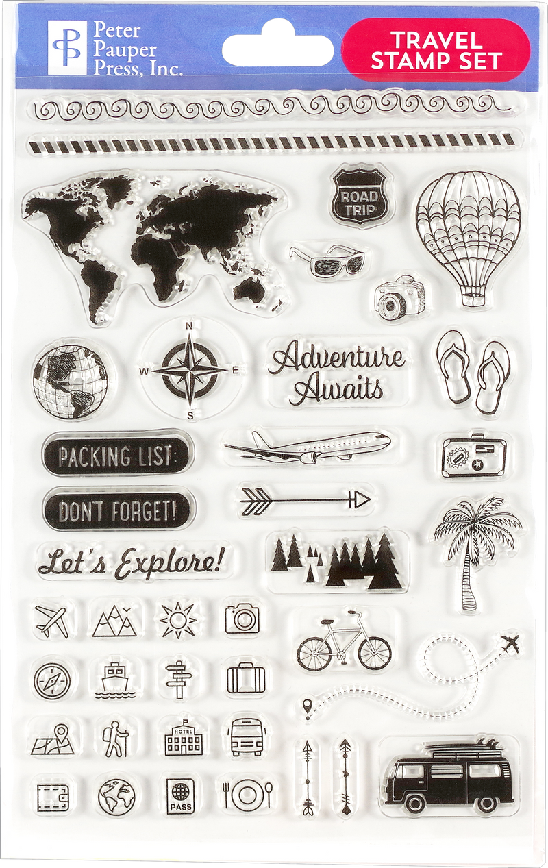 Travel Clear Stamp Set