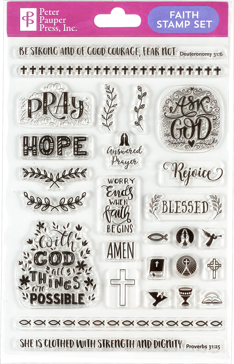 Faith Clear Stamp Set