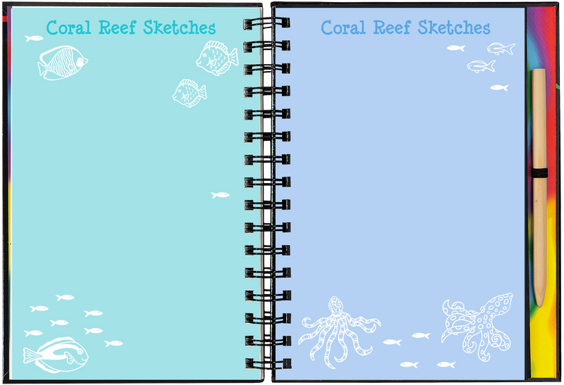 Coral Reefs Scratch and Sketch