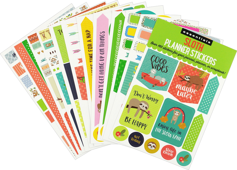 Essentials Sloth Planner Stickers