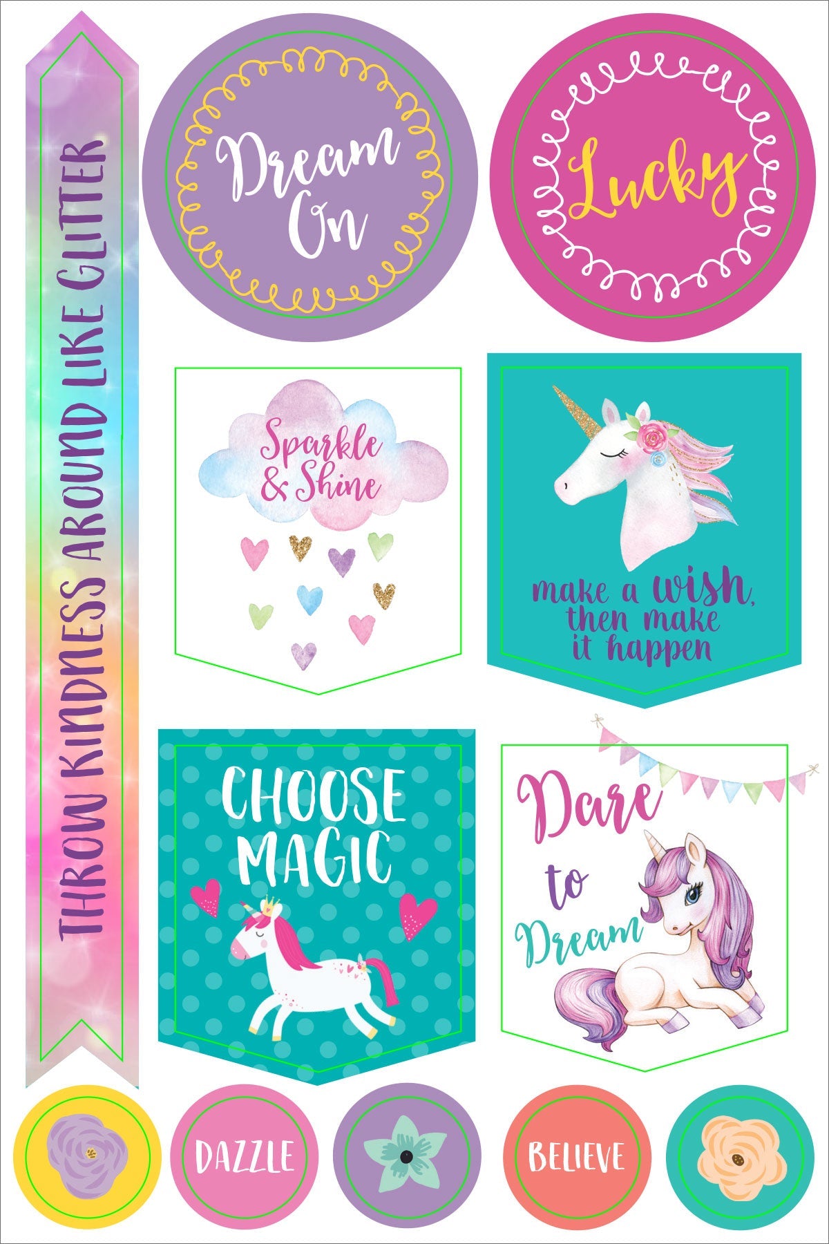 Monthly Planner Stickers, 2023 BUNDLE, Customizable – Plan With Creative  Unicorn