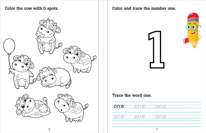 Preschool Math Workbook