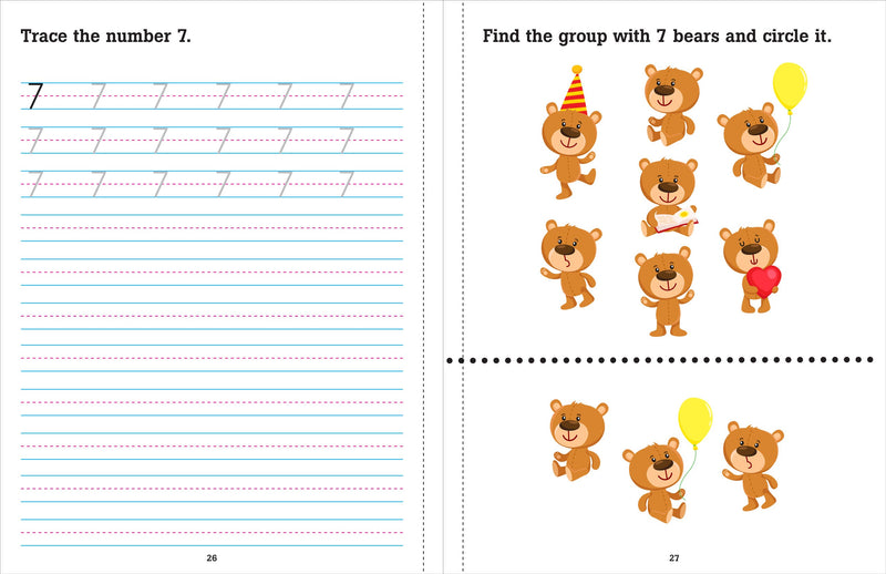 Preschool Math Workbook