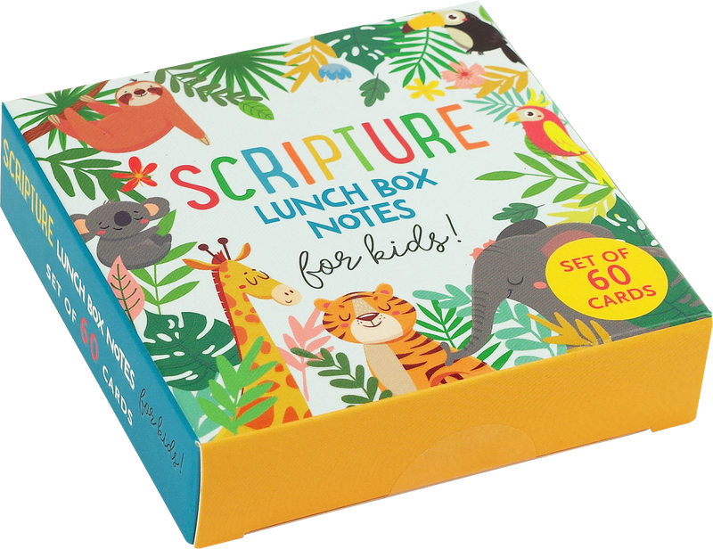 Scripture Lunch Box Notes for Kids! (Set of 60 Cards)