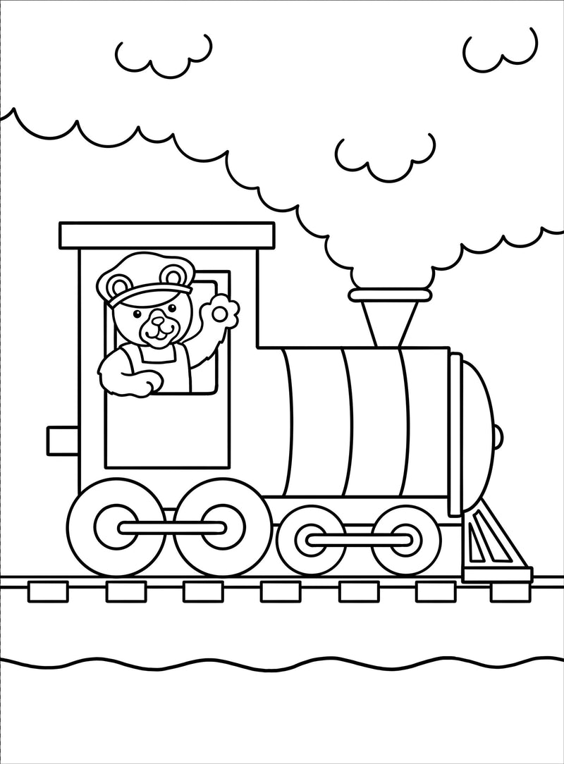 My First Coloring Book! Things That Go!