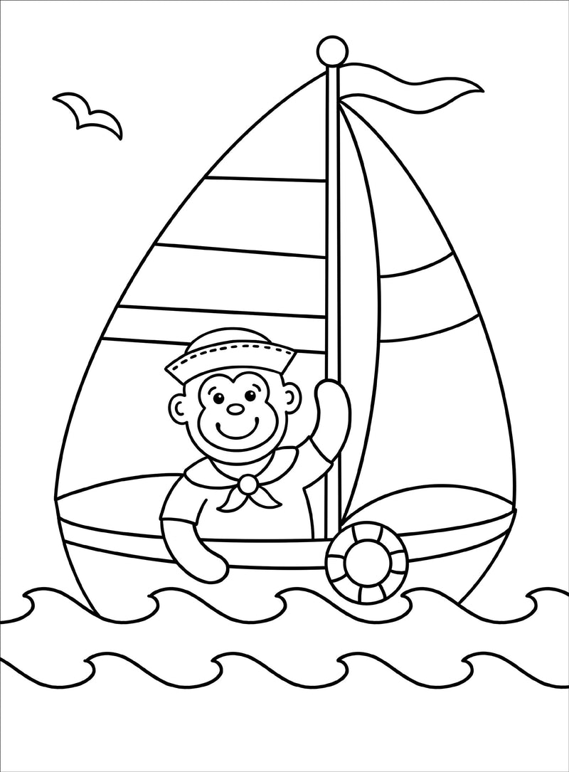 My First Coloring Book! Things That Go!