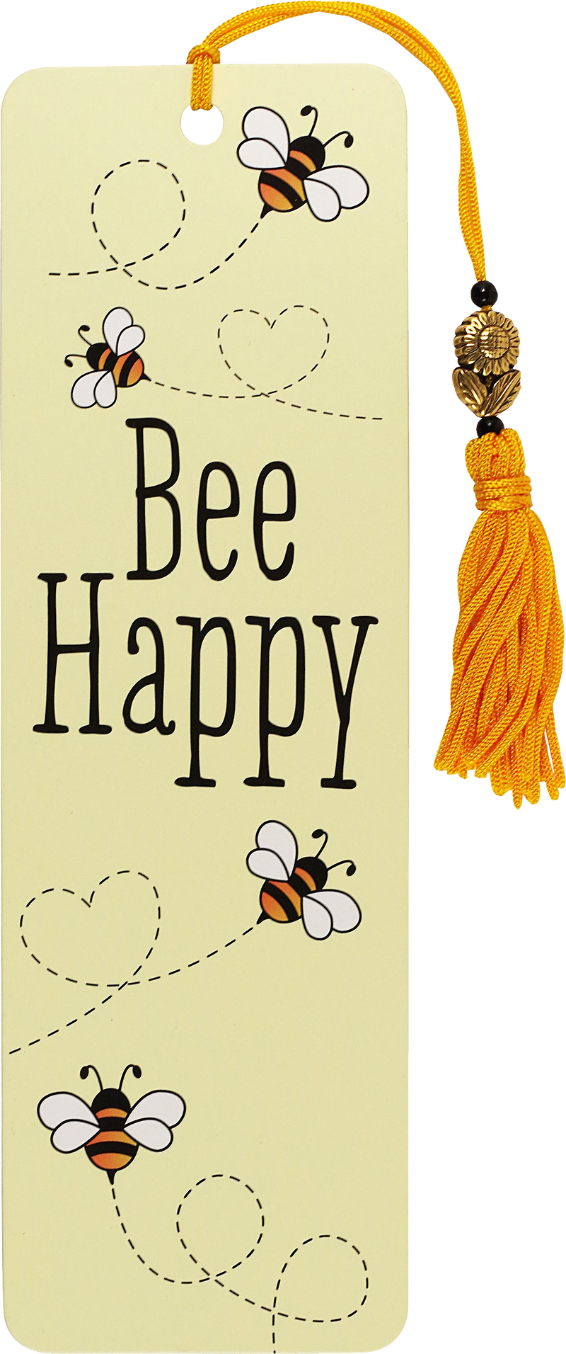 Bee Happy Beaded Bookmark