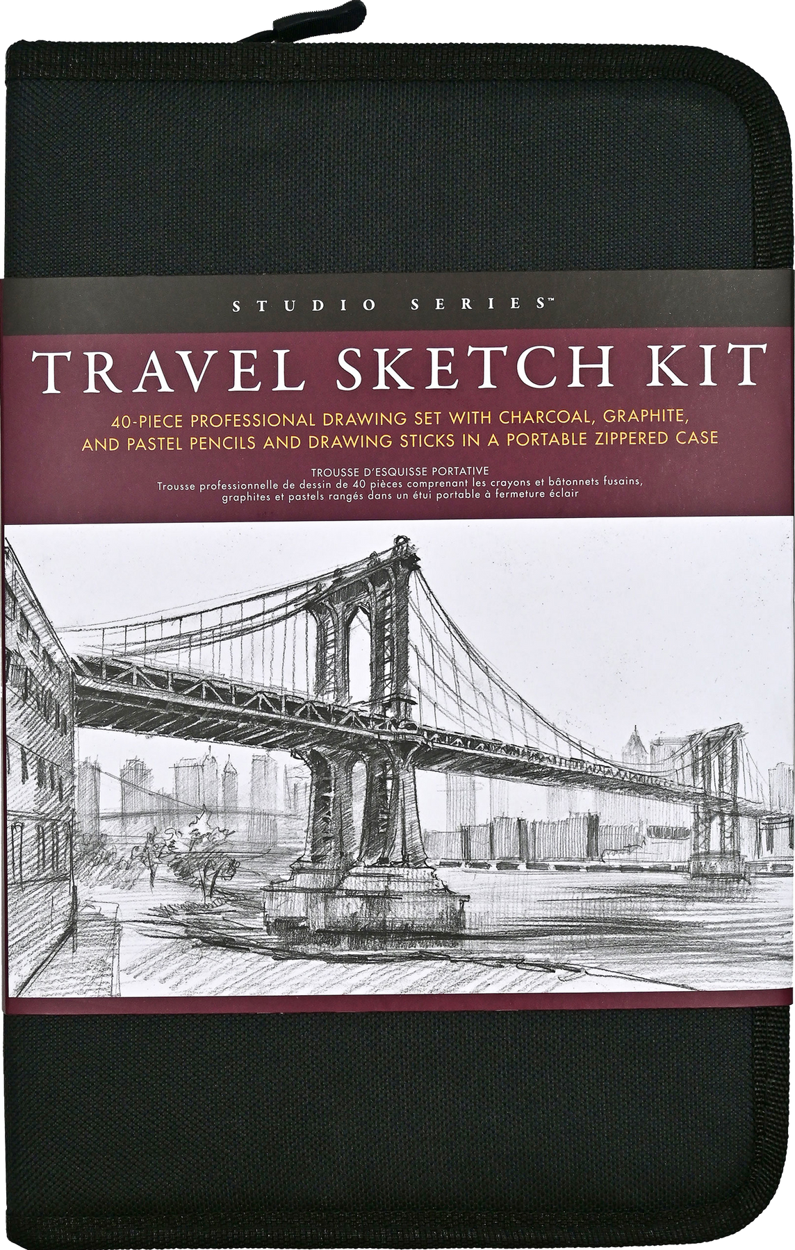 Art 101 Mini Travel Sketching Kit Incl Pencils Creative Tools