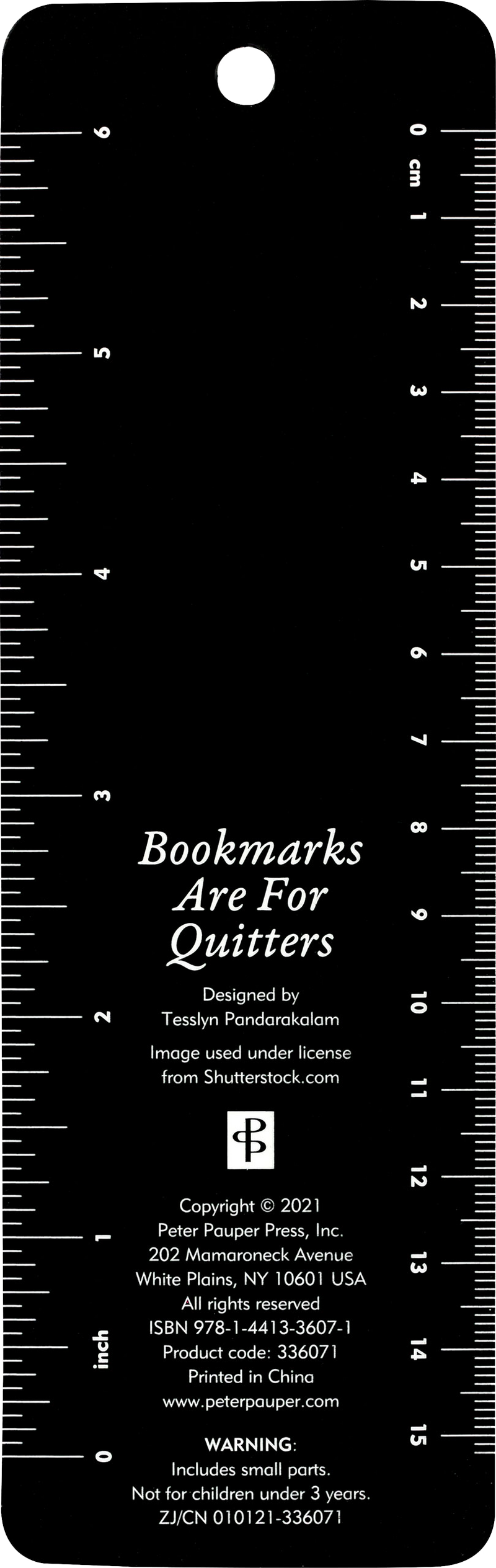 Bookmarks Are for Quitters Beaded Bookmark