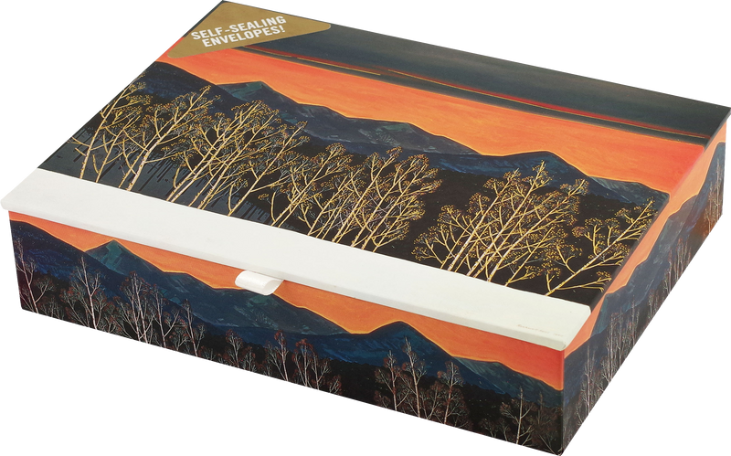 Mountain Sunset Deluxe Boxed Holiday Cards