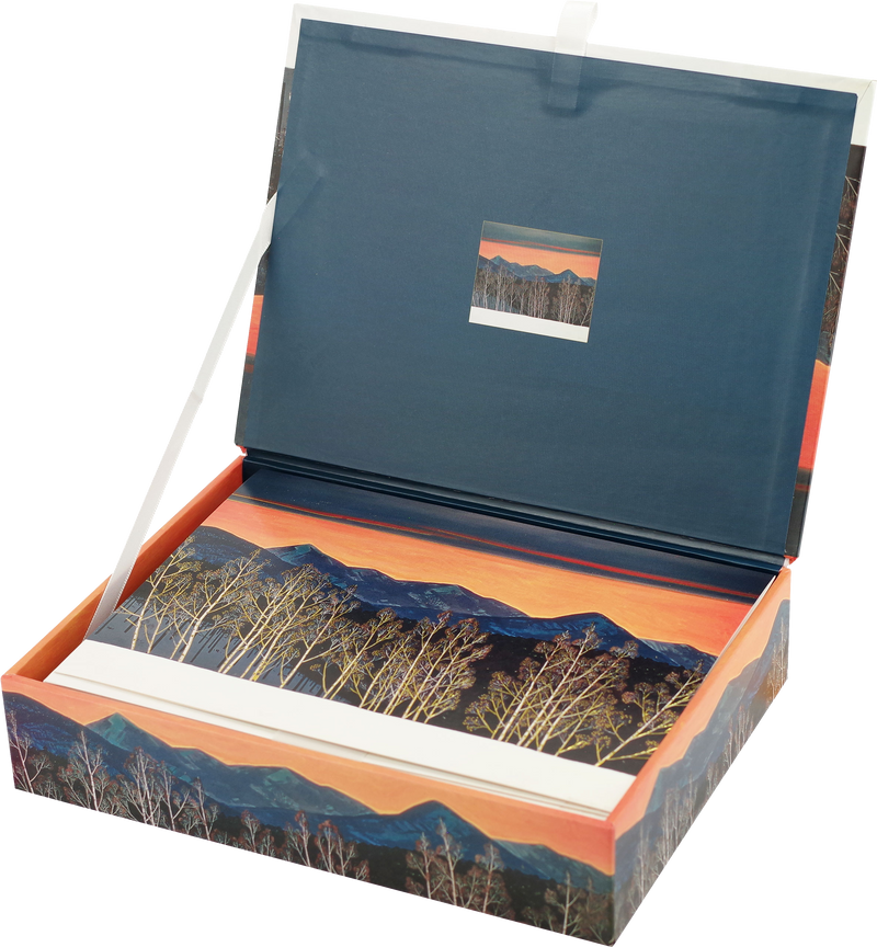 Mountain Sunset Deluxe Boxed Holiday Cards