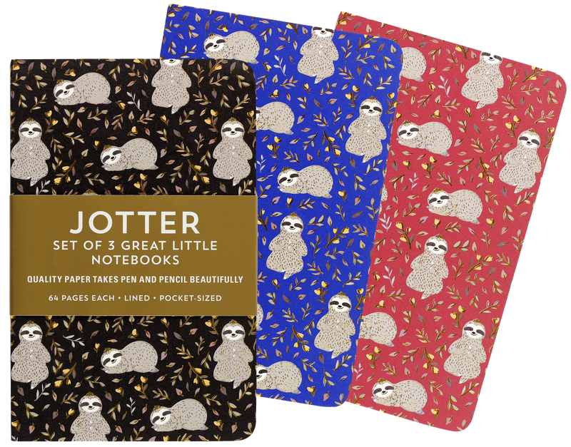 Jotter Mini Notebooks: Sloths