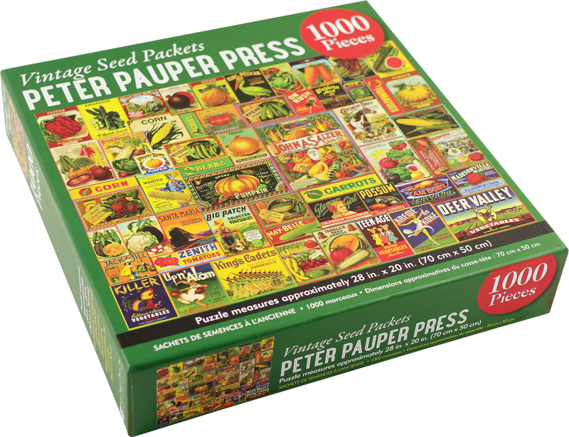 Vintage Seed Packets 1000 Piece Jigsaw Puzzle