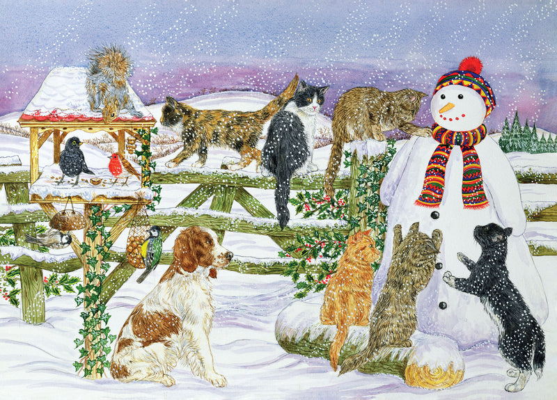 Snowman and Friends Jigsaw Puzzle
