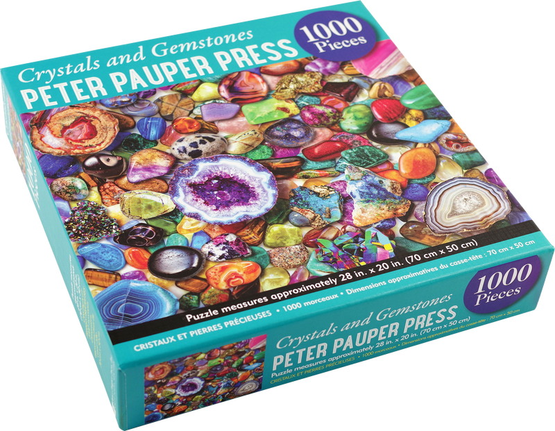 Crystals and Gemstones 1000 Piece Jigsaw Puzzle