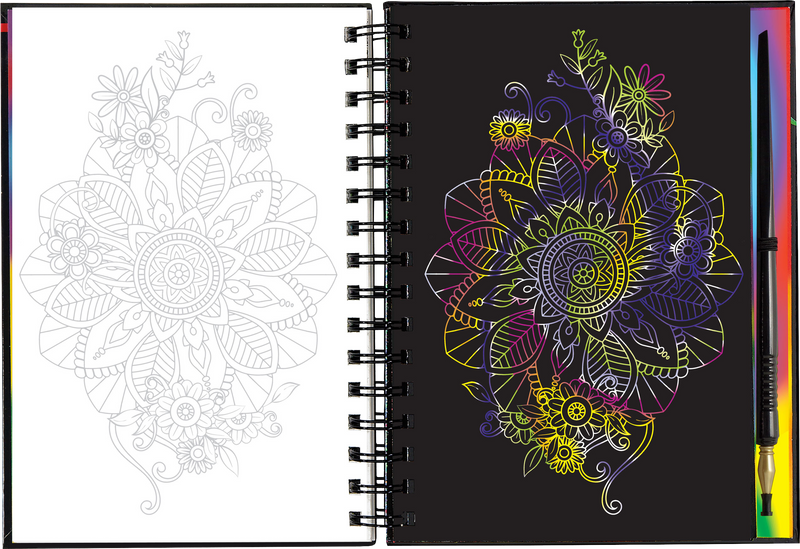 Extreme! Mandalas Scratch and Sketch