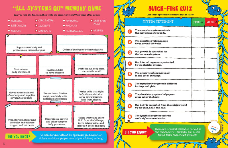 The Human Body Activity Book