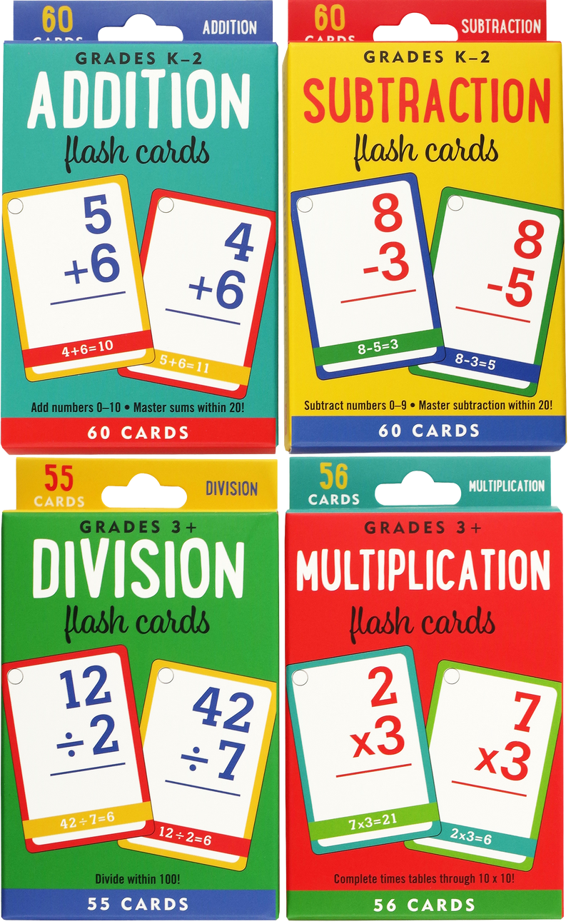 Mathematics Flash Card Value Pack