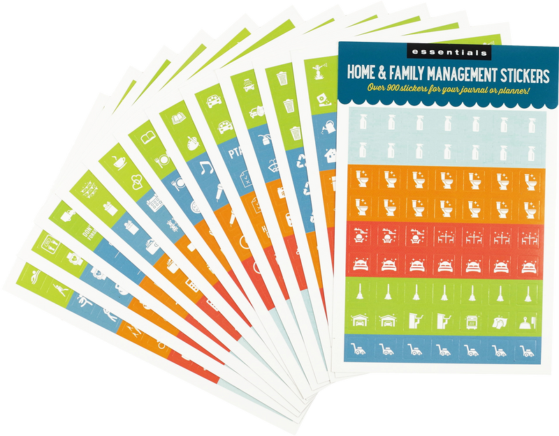 Essentials Home & Family Management Planner Stickers