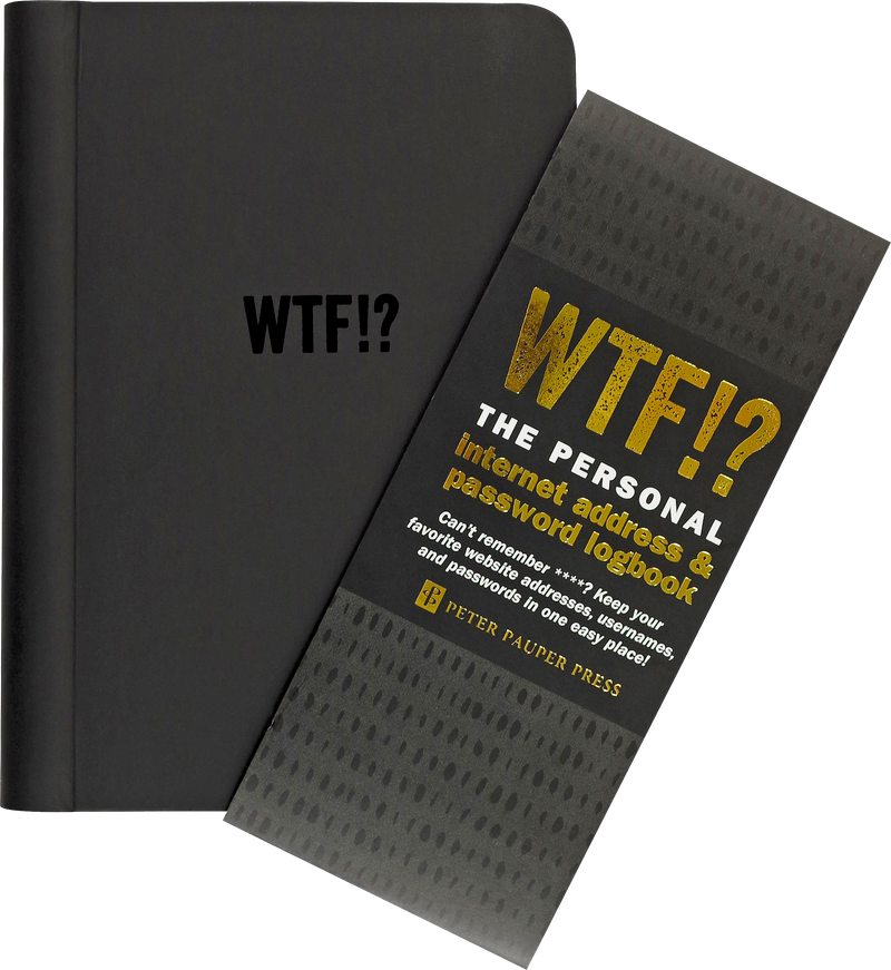 WTF? The Personal Internet Address & Password Organizer