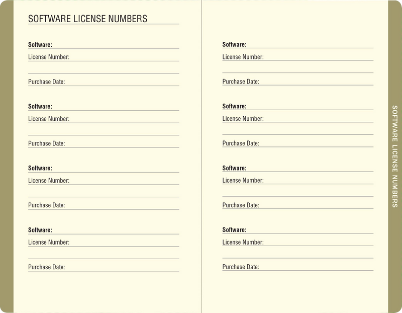 WTF? The Personal Internet Address & Password Organizer