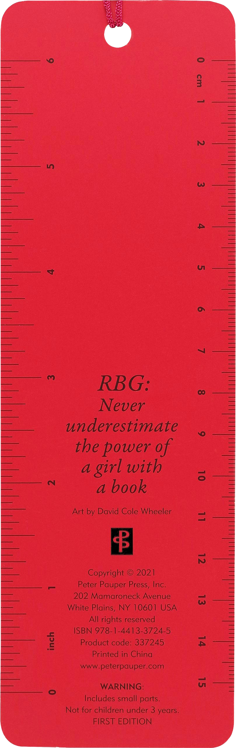 RBG Beaded Bookmark